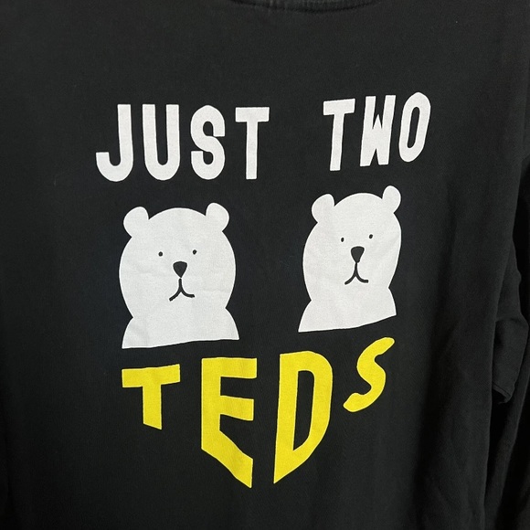 🎉HP🎉Teddy Fresh Two Teds Black/Yellow Long Sleeve T-Shirt Size Large - Picture 3 of 5